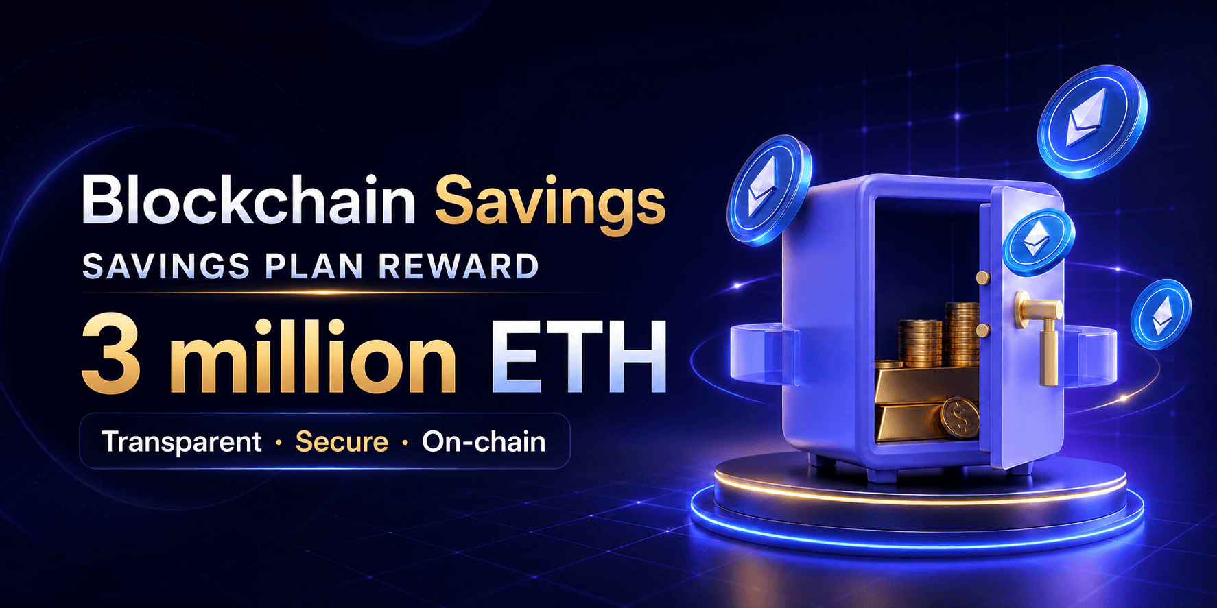 Savings Plan Reward · 3 million ETH